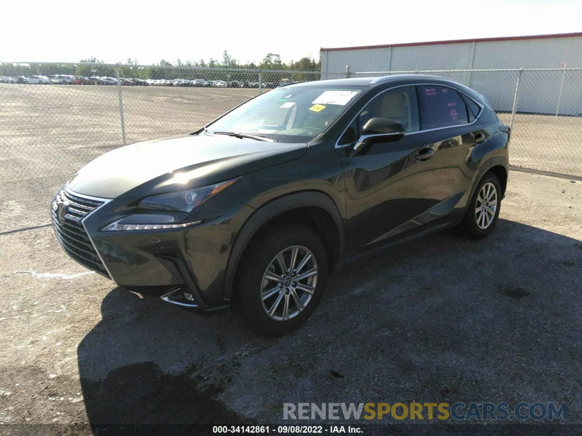 2 Фотография поврежденного автомобиля JTJDARBZXM2194591 LEXUS NX 2021