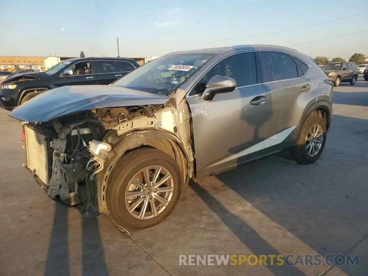 1 Photograph of a damaged car JTJDARBZXM5034158 LEXUS NX 2021