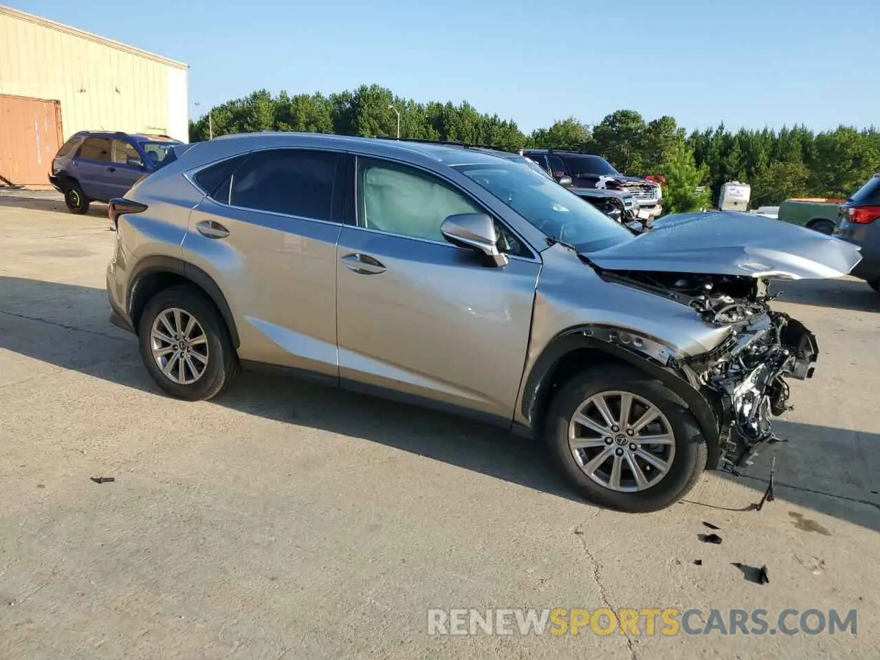 4 Фотография поврежденного автомобиля JTJDARDZ0M2251832 LEXUS NX 2021