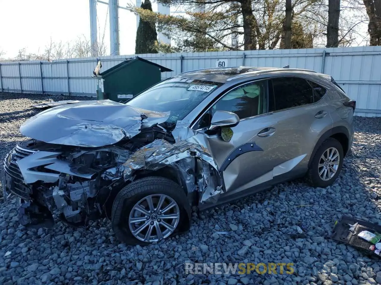 1 Фотография поврежденного автомобиля JTJDARDZ2M2243568 LEXUS NX 2021