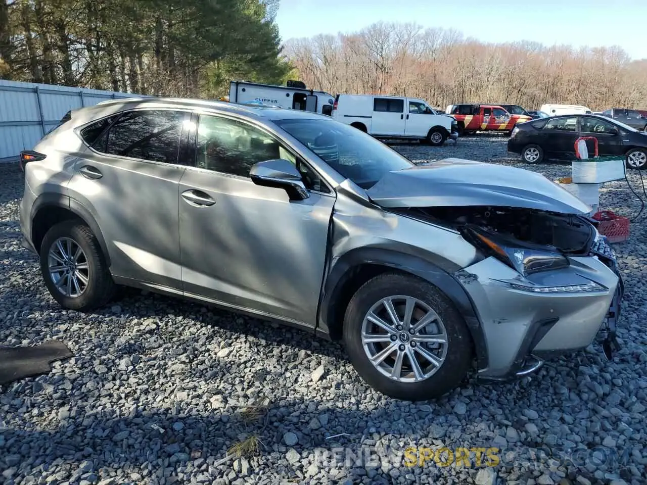 4 Фотография поврежденного автомобиля JTJDARDZ2M2243568 LEXUS NX 2021