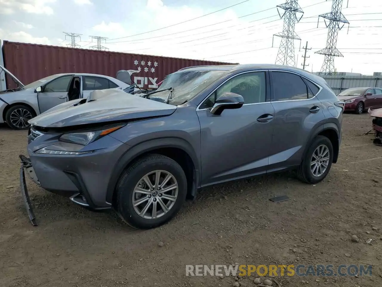 1 Photograph of a damaged car JTJDARDZ2M2263447 LEXUS NX 2021