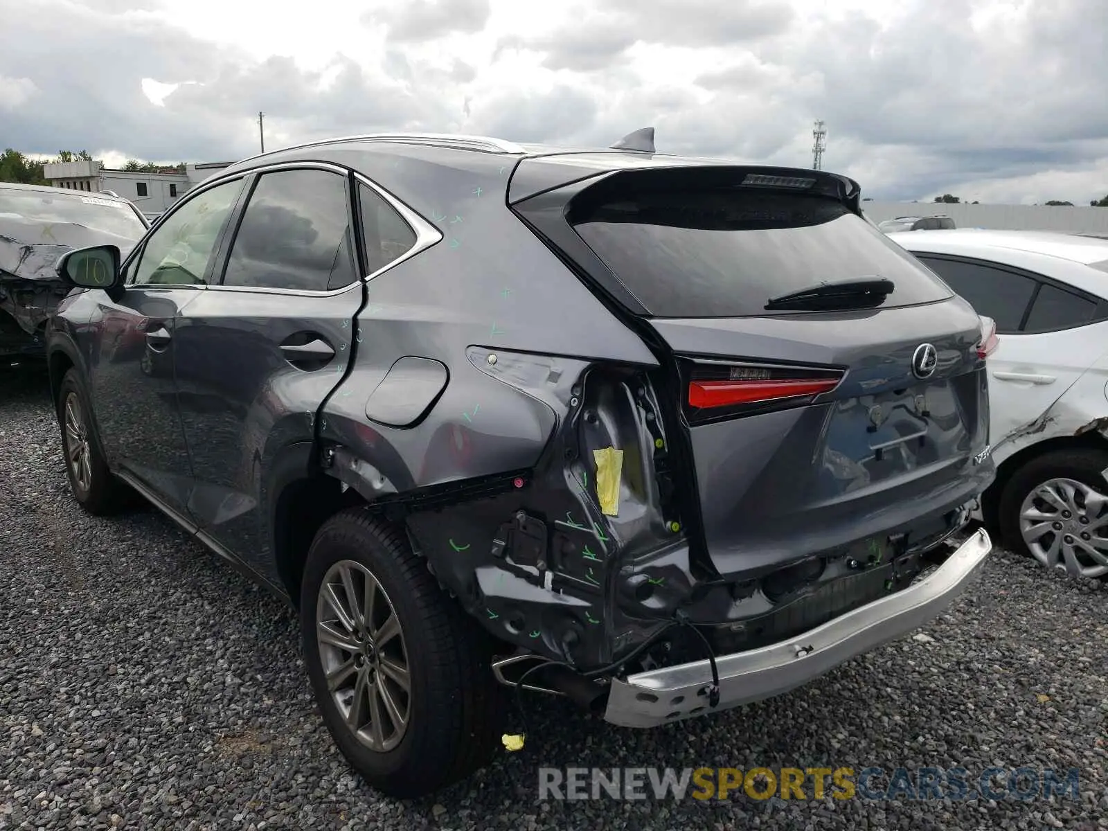 3 Photograph of a damaged car JTJDARDZ4M2258394 LEXUS NX 2021