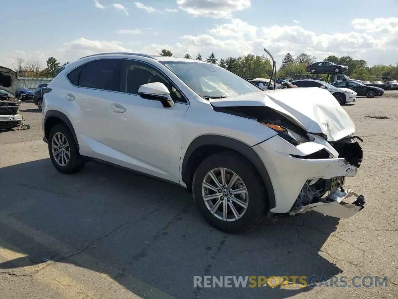 4 Фотография поврежденного автомобиля JTJDARDZ7M5020733 LEXUS NX 2021