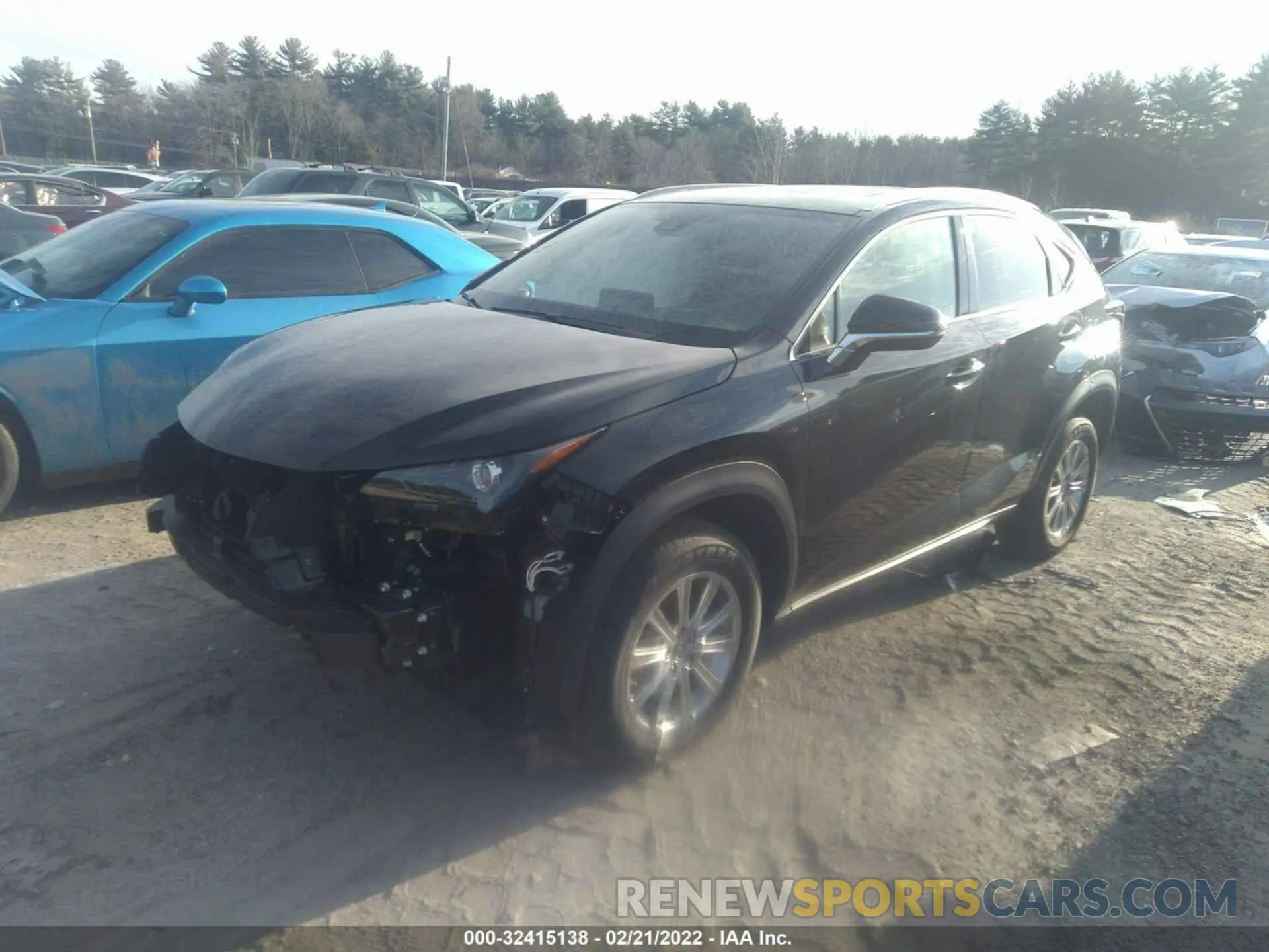 2 Photograph of a damaged car JTJDARDZ9M2254020 LEXUS NX 2021