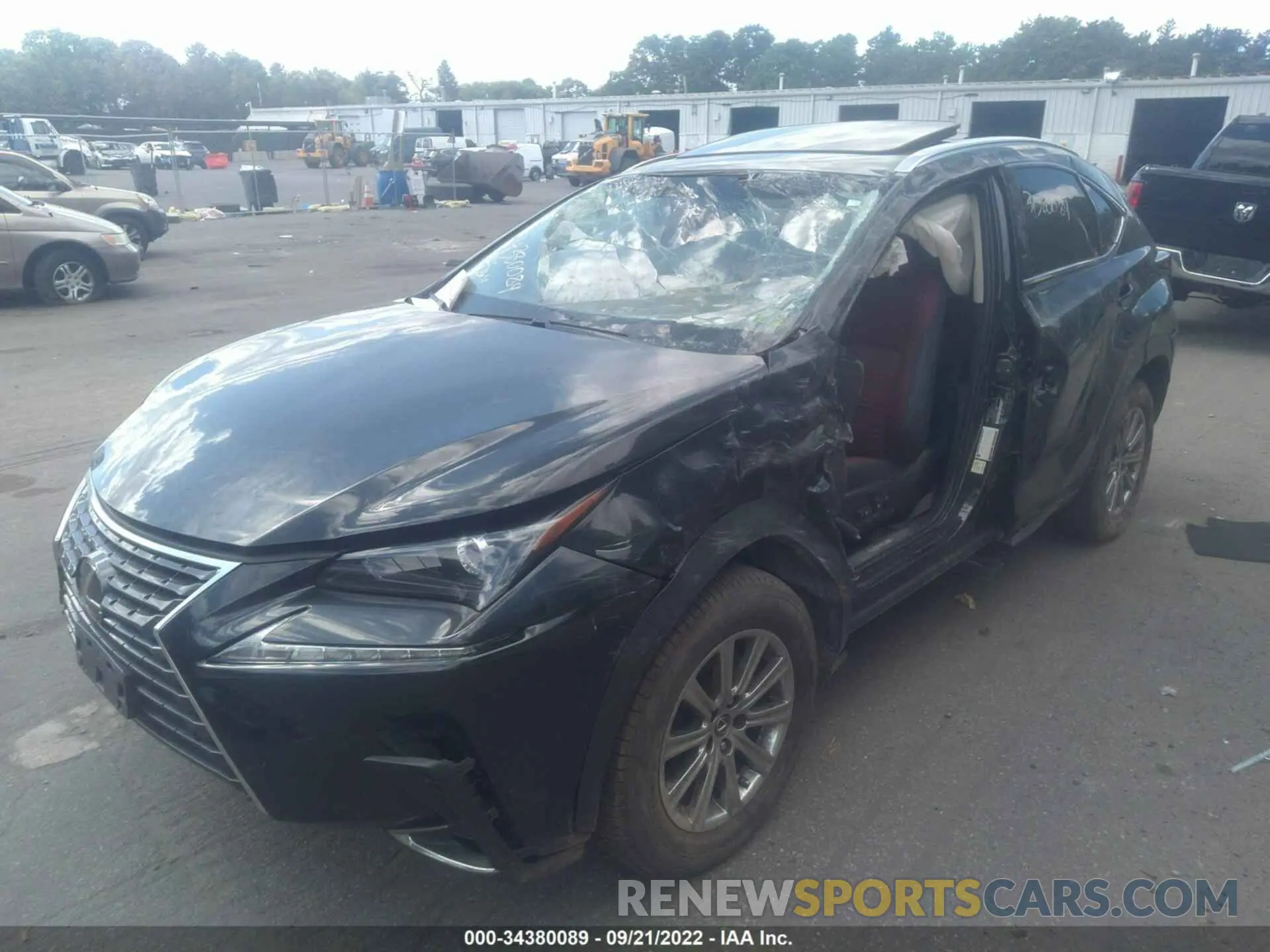 2 Фотография поврежденного автомобиля JTJDARDZ9M5023777 LEXUS NX 2021