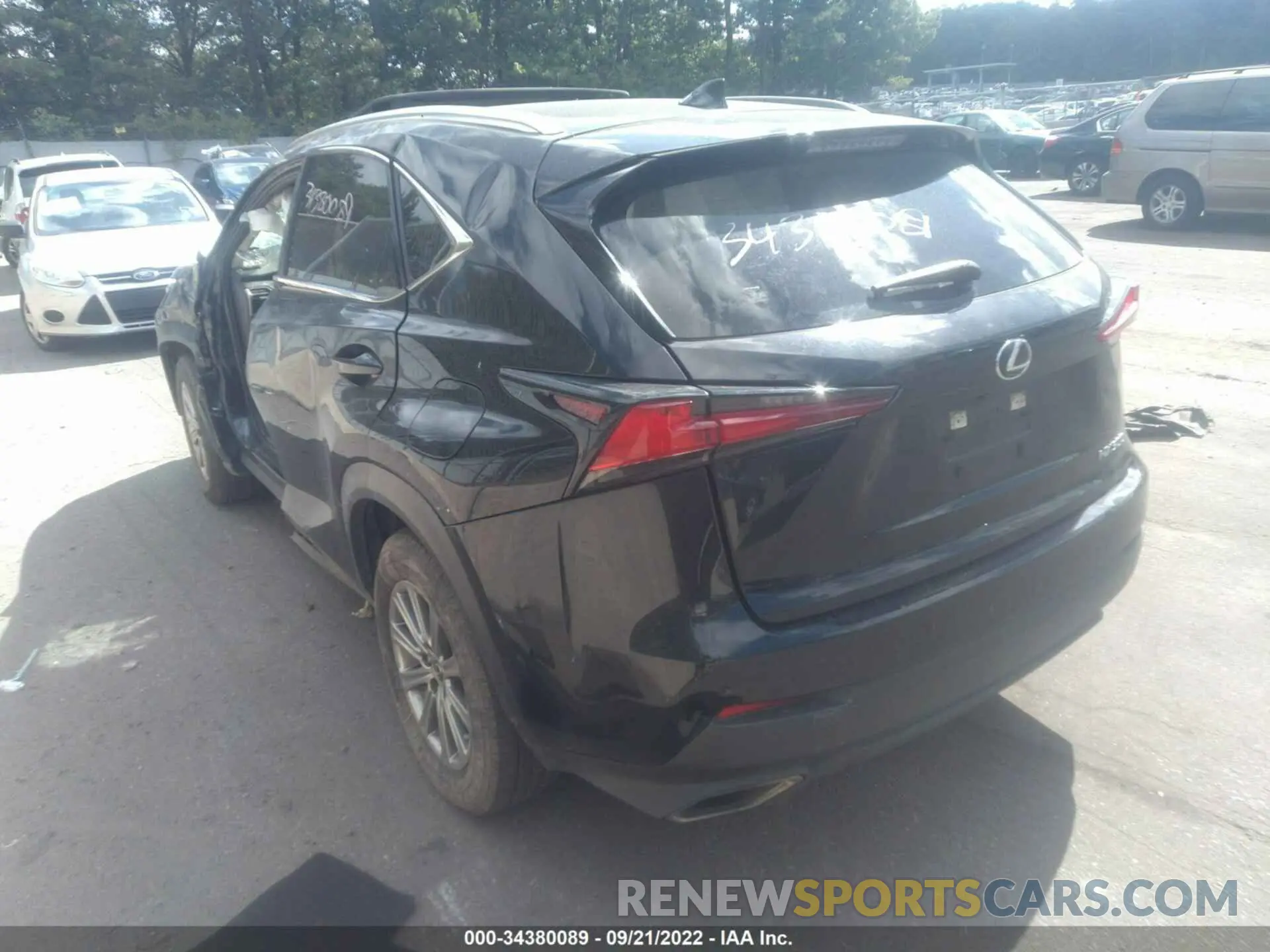 3 Фотография поврежденного автомобиля JTJDARDZ9M5023777 LEXUS NX 2021