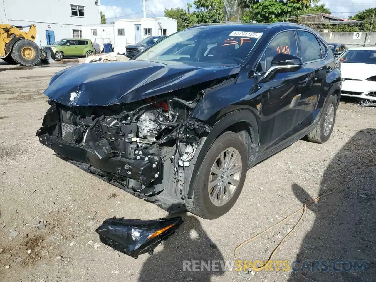 2 Фотография поврежденного автомобиля JTJDJRDZ1M2158477 LEXUS NX 2021
