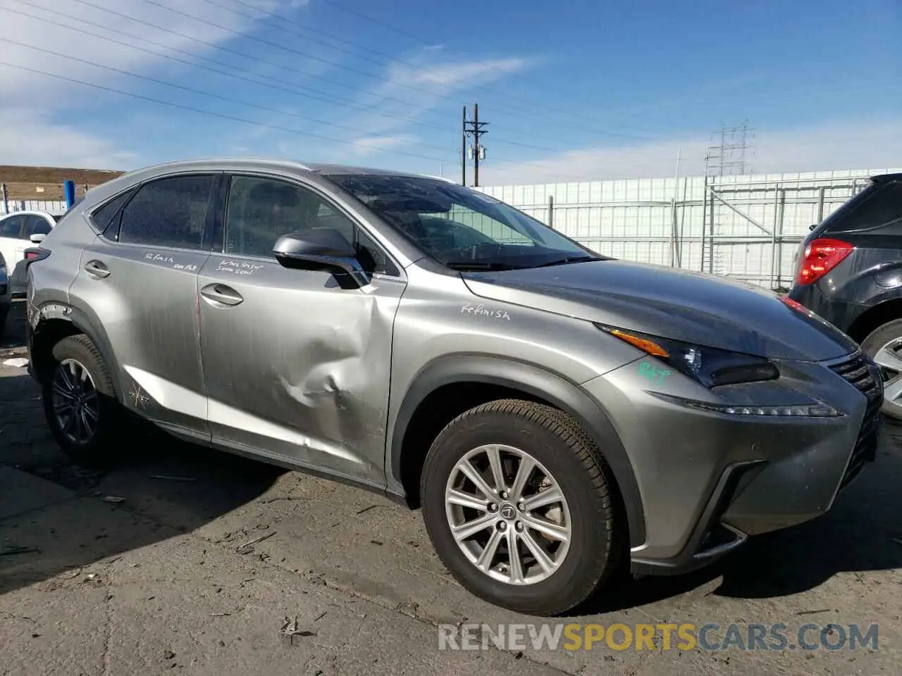 4 Фотография поврежденного автомобиля JTJDJRDZ7M2154210 LEXUS NX 2021