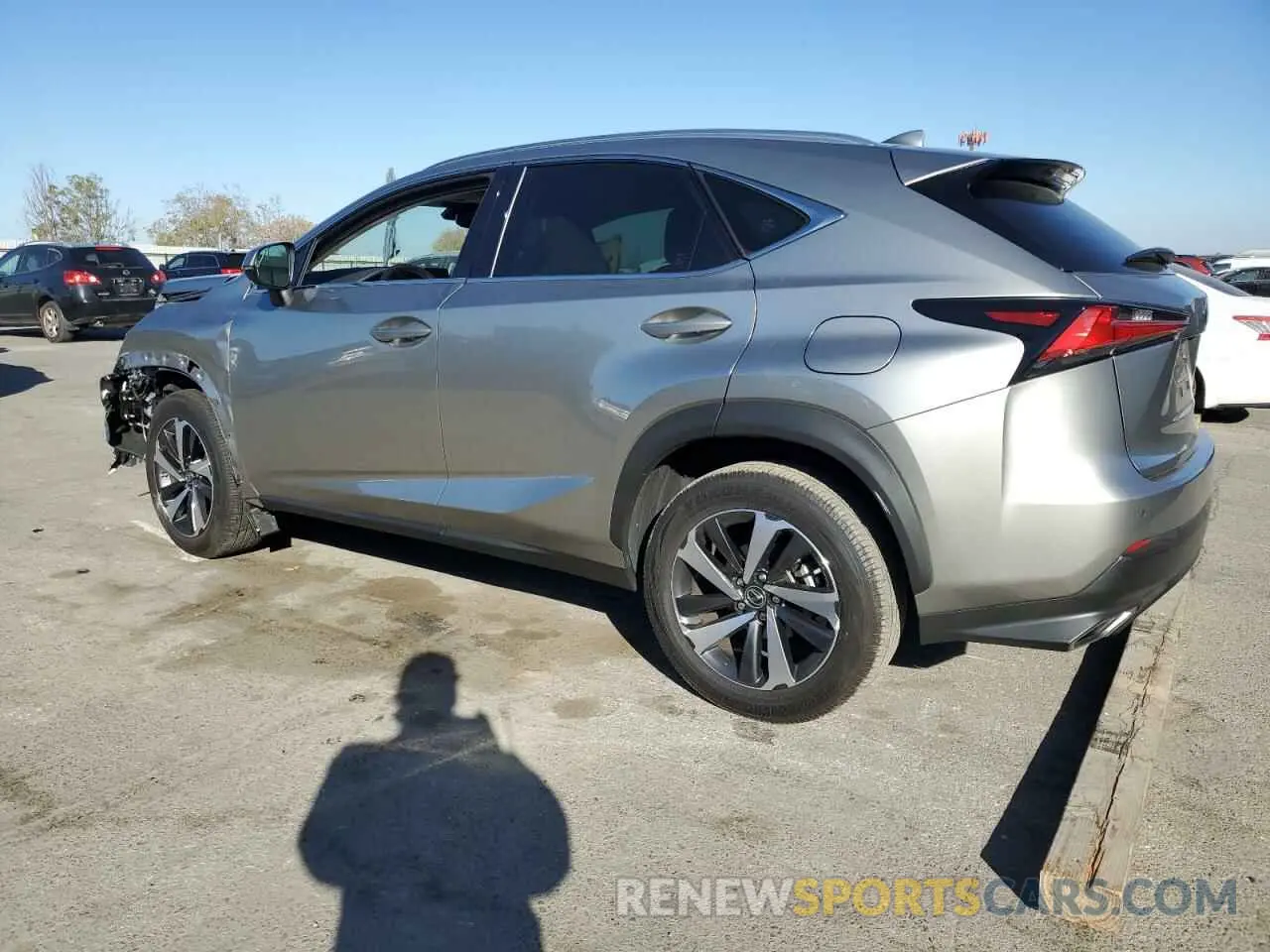 2 Фотография поврежденного автомобиля JTJGARBZ1M5033302 LEXUS NX 2021