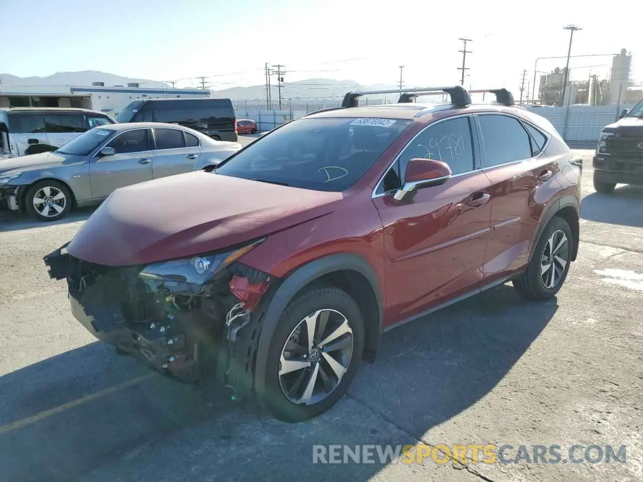 2 Photograph of a damaged car JTJGARBZ2M5024849 LEXUS NX 2021