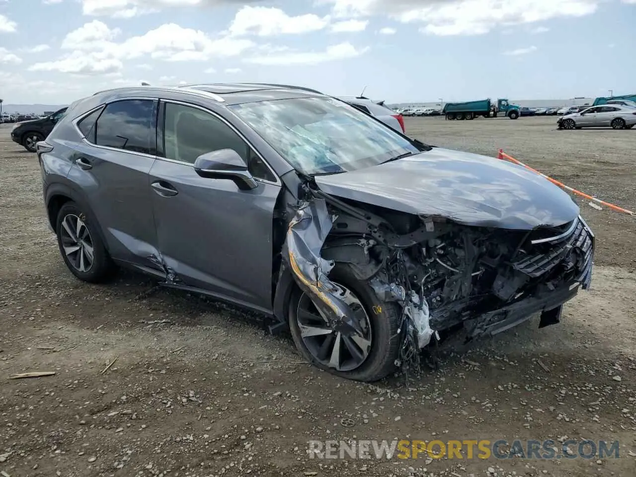 4 Photograph of a damaged car JTJGARBZ3M2183705 LEXUS NX 2021