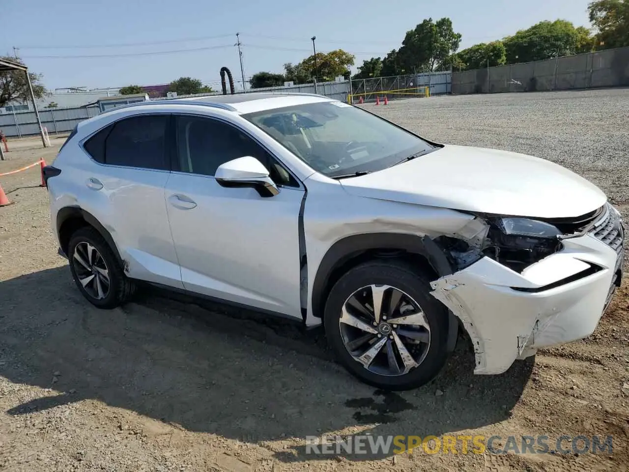 4 Фотография поврежденного автомобиля JTJGARBZ3M5025430 LEXUS NX 2021