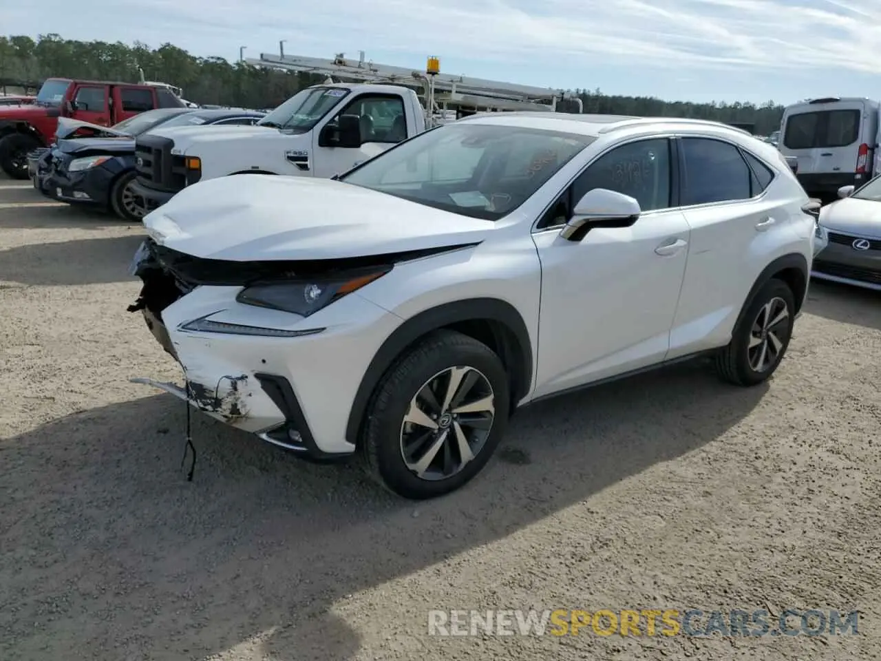 1 Фотография поврежденного автомобиля JTJGARBZ3M5030742 LEXUS NX 2021