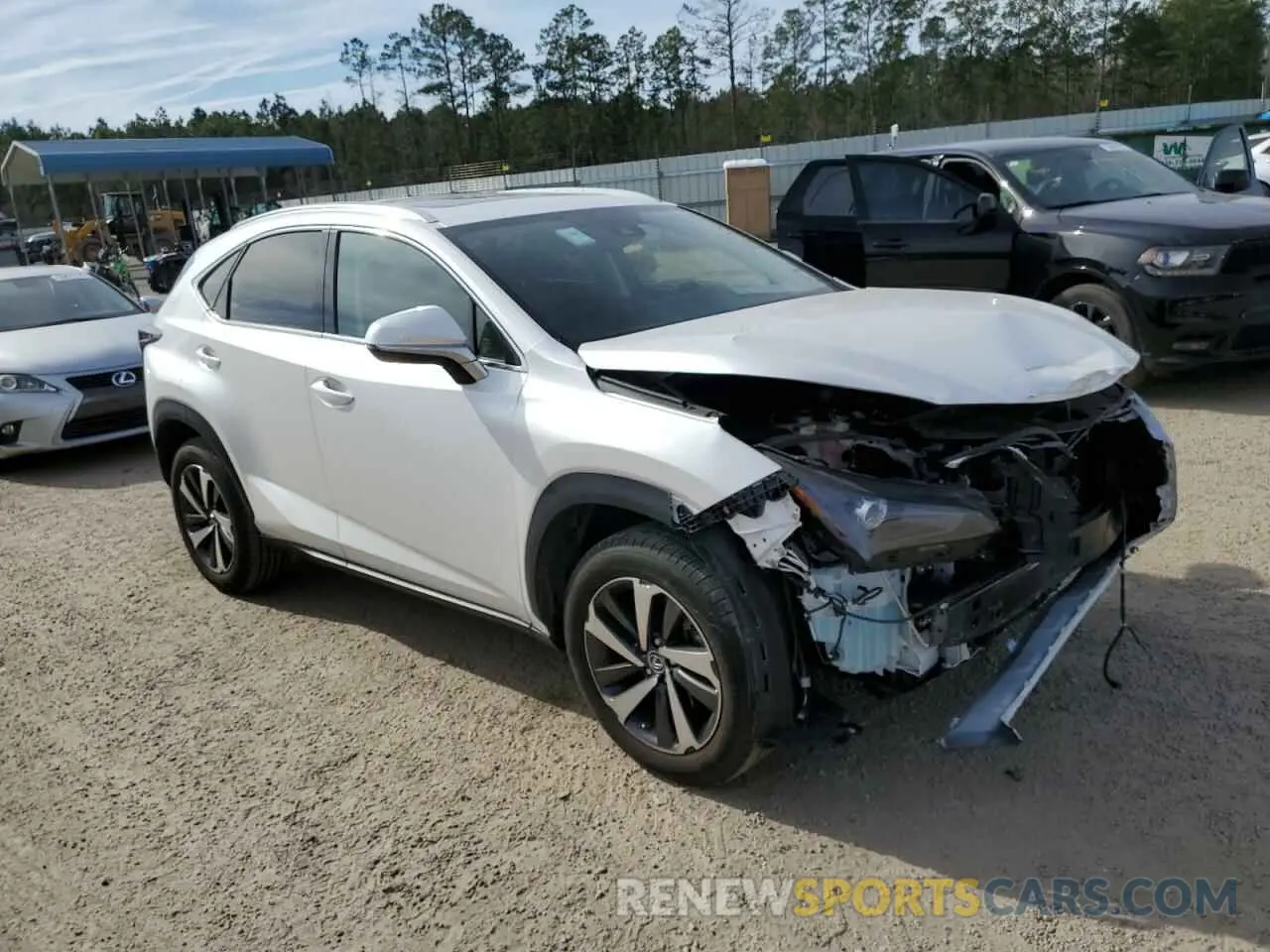 4 Фотография поврежденного автомобиля JTJGARBZ3M5030742 LEXUS NX 2021