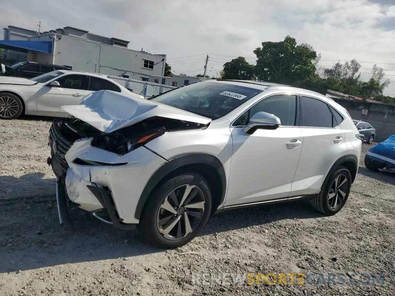 1 Photograph of a damaged car JTJGARBZ5M5034081 LEXUS NX 2021