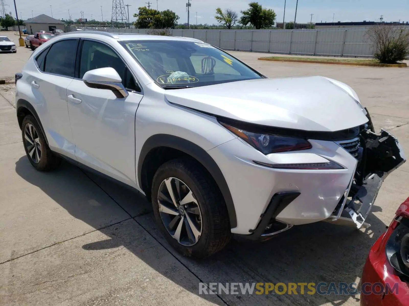 1 Photograph of a damaged car JTJGARBZ7M5021820 LEXUS NX 2021
