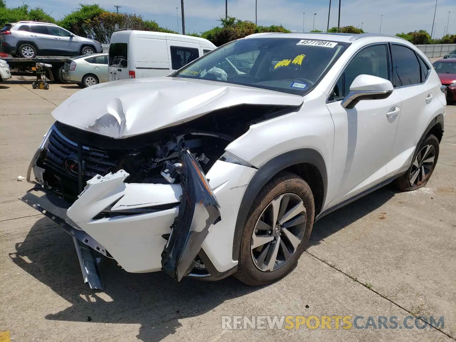 2 Photograph of a damaged car JTJGARBZ7M5021820 LEXUS NX 2021
