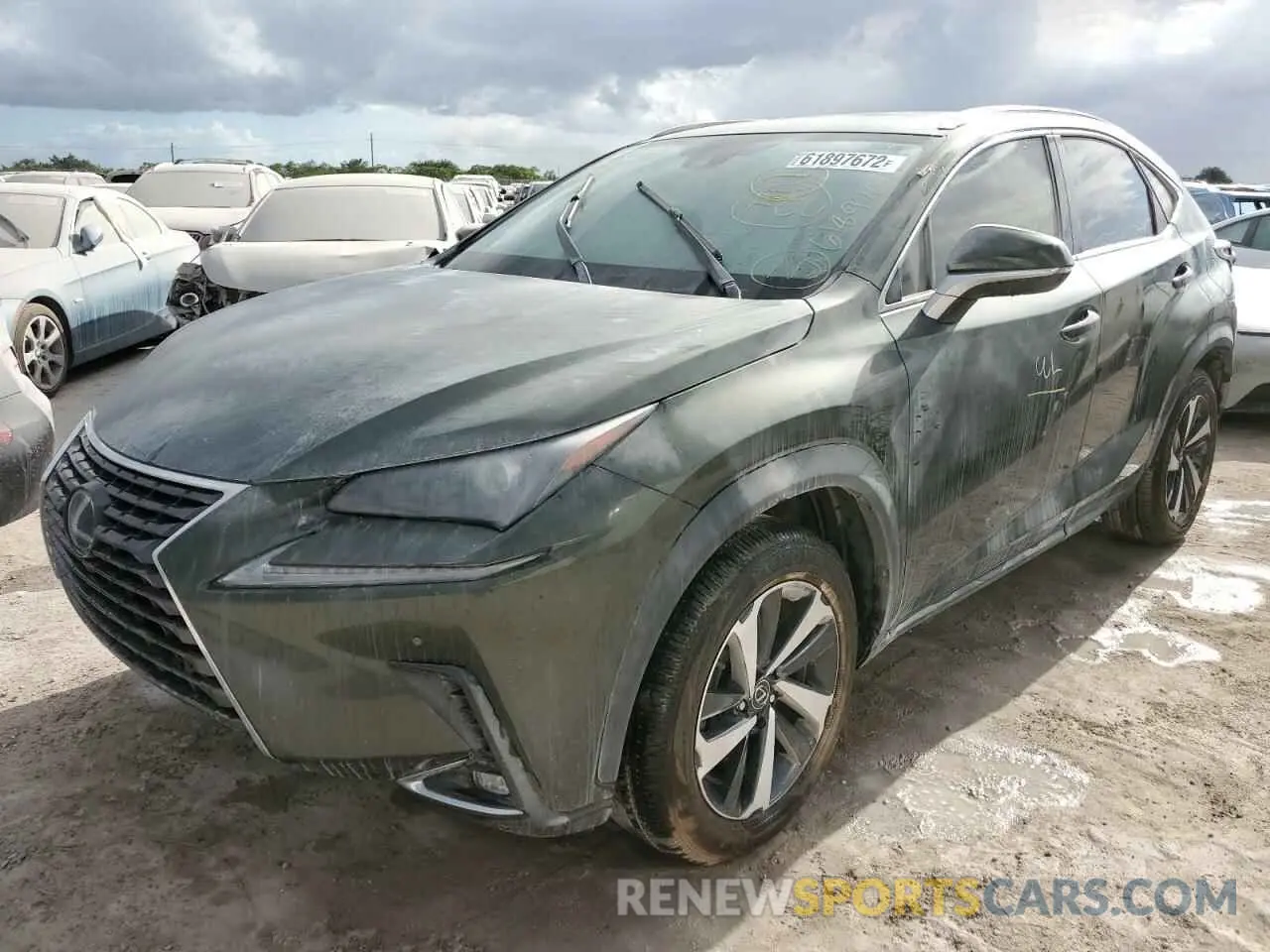 2 Photograph of a damaged car JTJGARBZXM2203044 LEXUS NX 2021