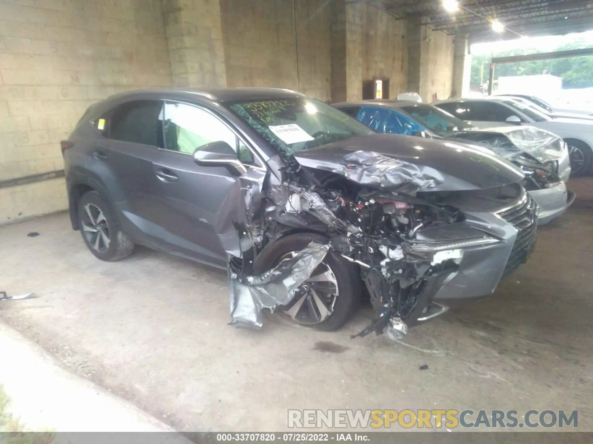 1 Photograph of a damaged car JTJGARDZ6M2253131 LEXUS NX 2021