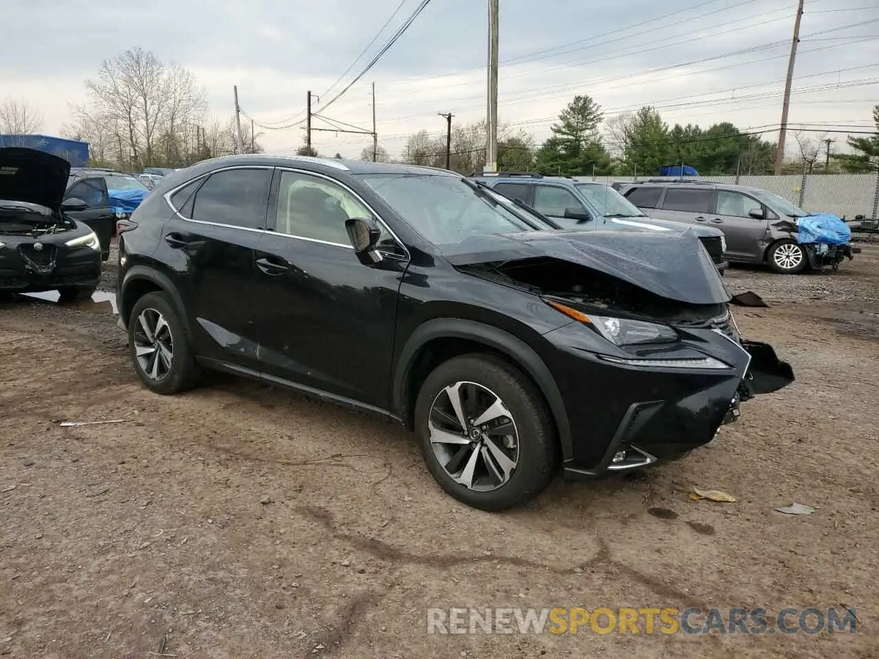 4 Photograph of a damaged car JTJGARDZ7M2243997 LEXUS NX 2021