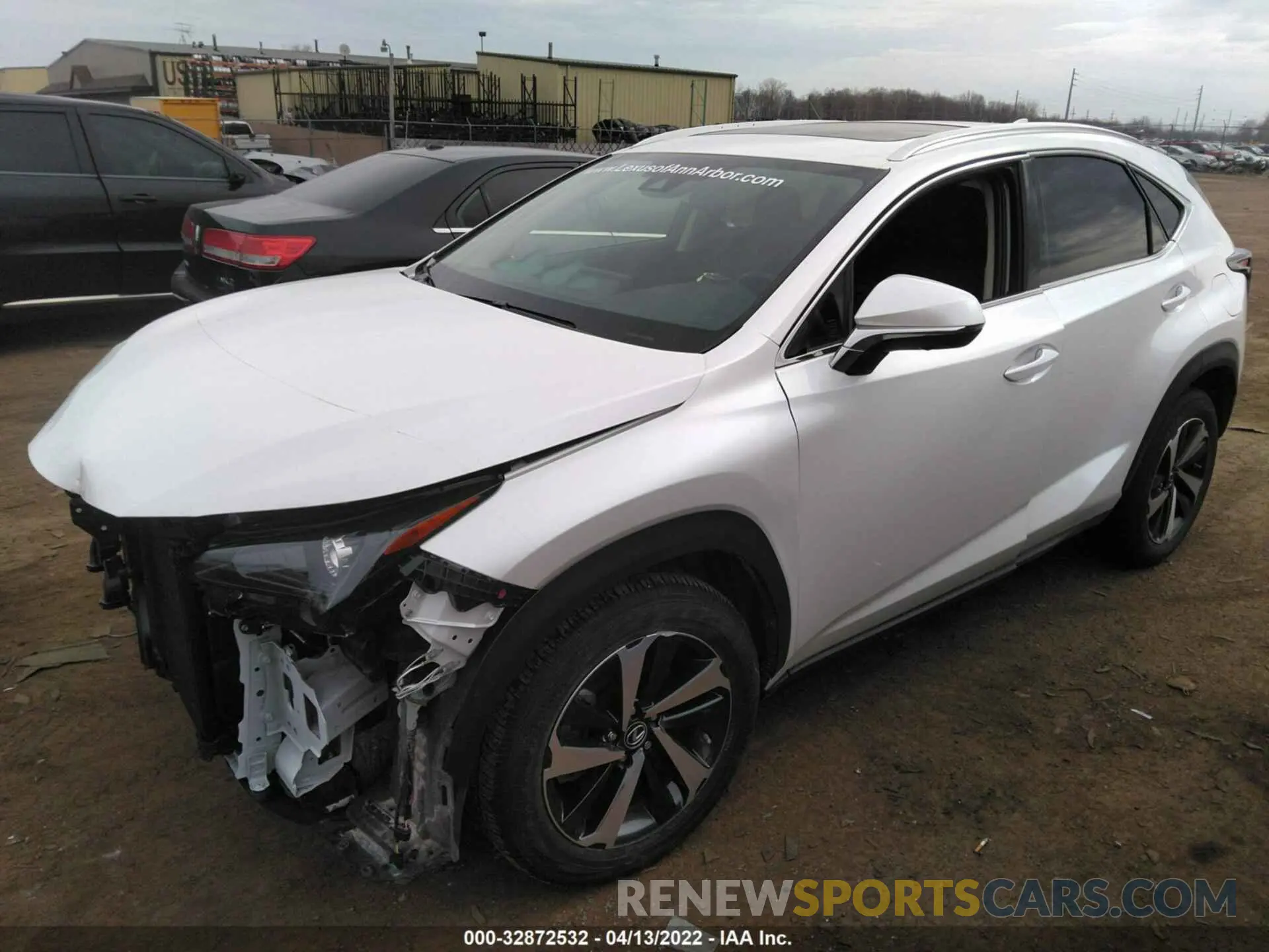 2 Photograph of a damaged car JTJGARDZ7M5024424 LEXUS NX 2021