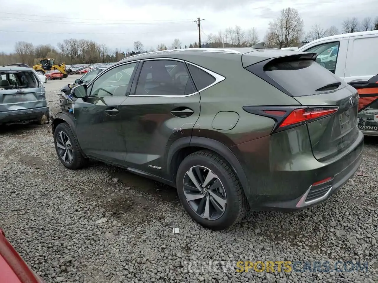 2 Фотография поврежденного автомобиля JTJGJRDZ9M2155016 LEXUS NX 2021