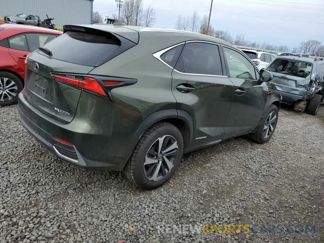 3 Фотография поврежденного автомобиля JTJGJRDZ9M2155016 LEXUS NX 2021