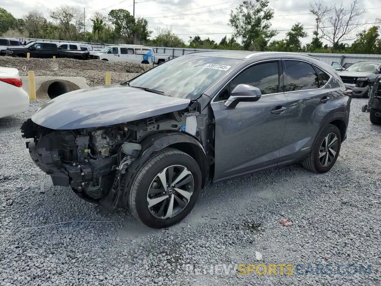 1 Фотография поврежденного автомобиля JTJGJRDZXM2155719 LEXUS NX 2021