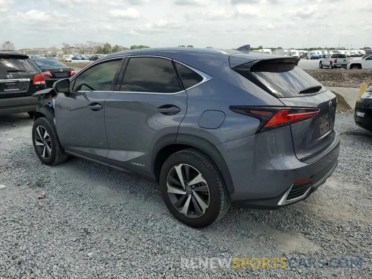 2 Фотография поврежденного автомобиля JTJGJRDZXM2155719 LEXUS NX 2021