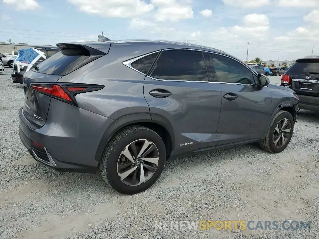 3 Фотография поврежденного автомобиля JTJGJRDZXM2155719 LEXUS NX 2021