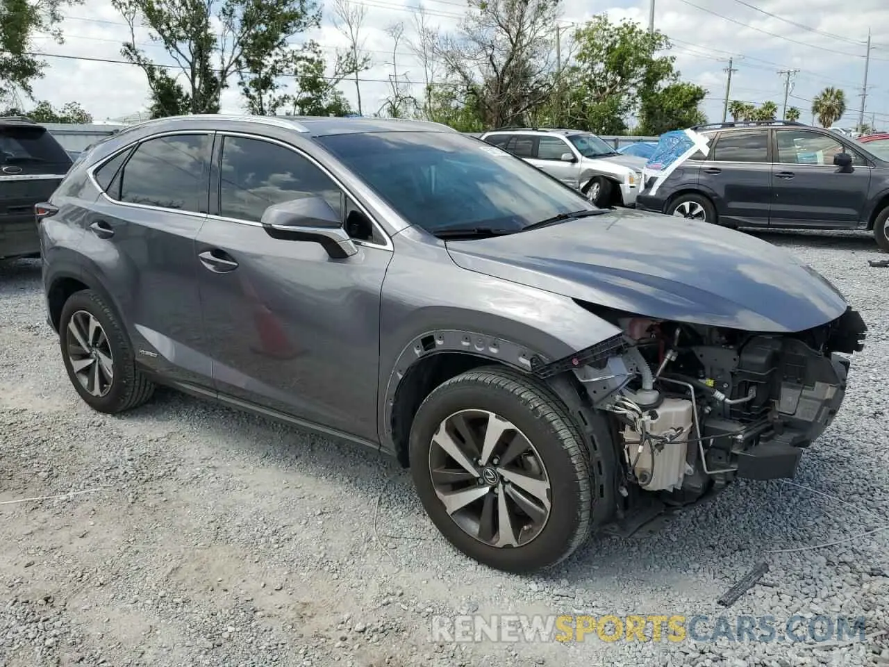 4 Фотография поврежденного автомобиля JTJGJRDZXM2155719 LEXUS NX 2021