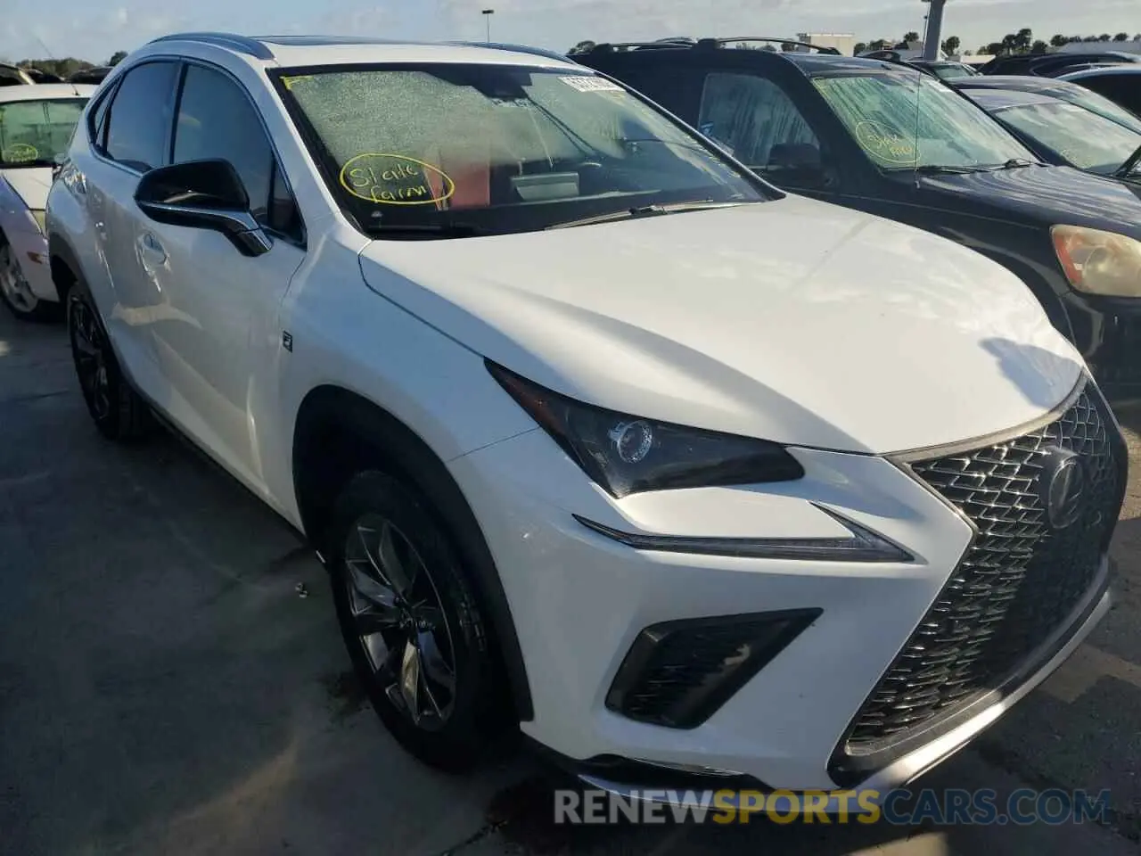 1 Фотография поврежденного автомобиля JTJSARBZ0M2201281 LEXUS NX 2021