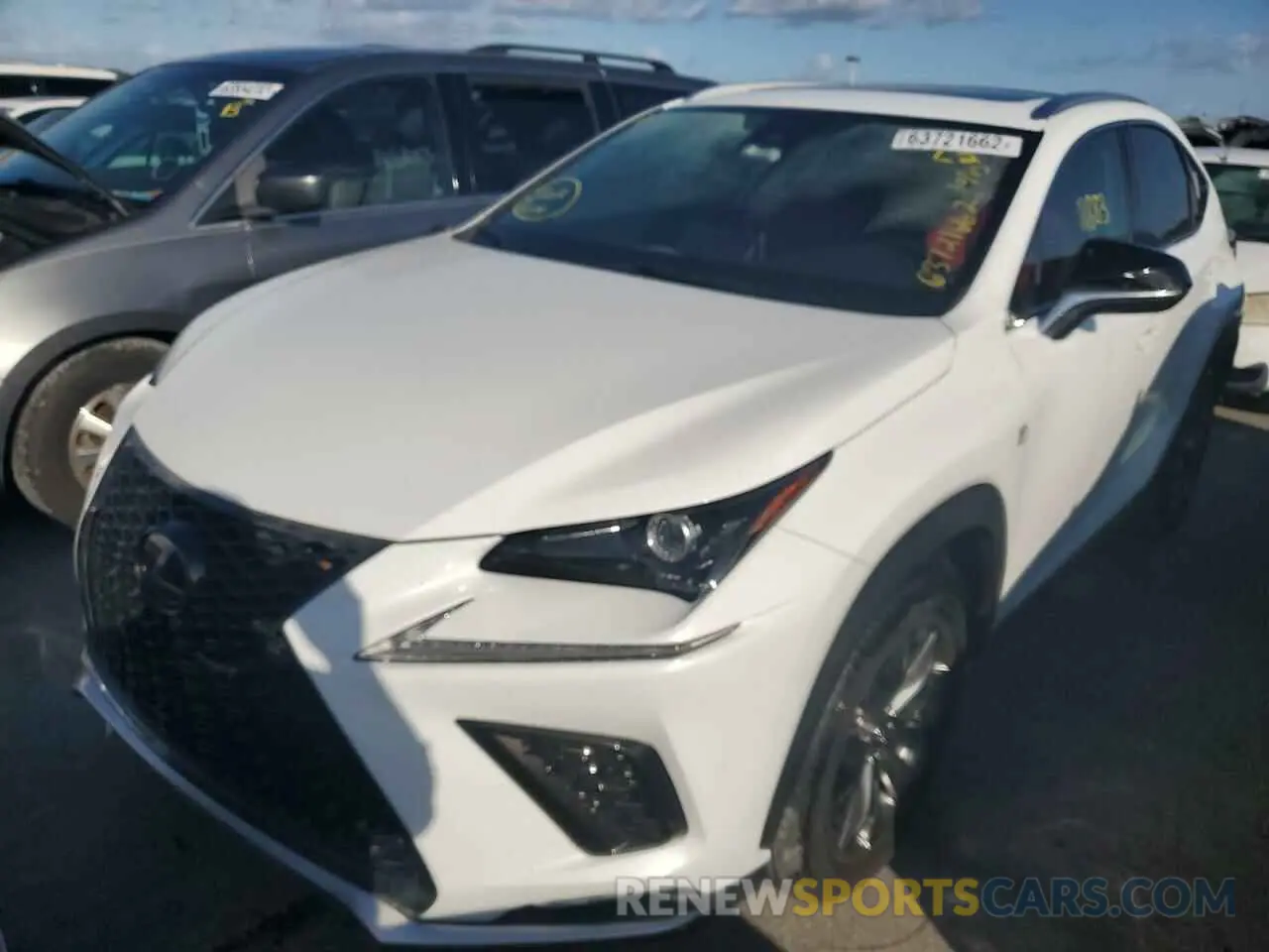 2 Фотография поврежденного автомобиля JTJSARBZ0M2201281 LEXUS NX 2021