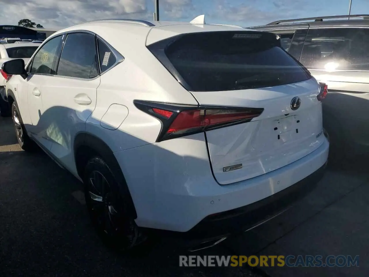 3 Фотография поврежденного автомобиля JTJSARBZ0M2201281 LEXUS NX 2021