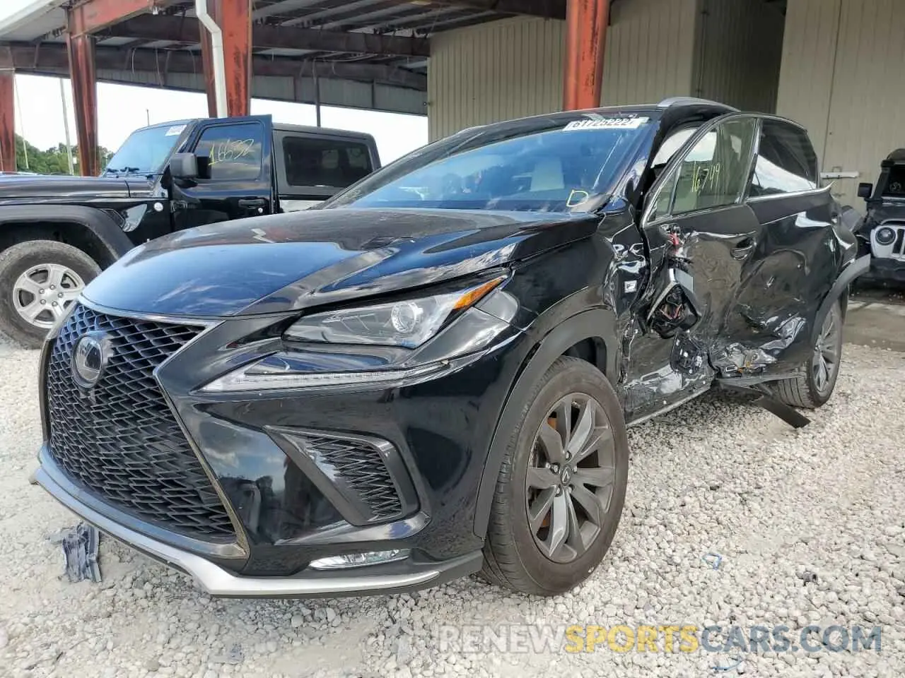 2 Фотография поврежденного автомобиля JTJSARBZ1M2188170 LEXUS NX 2021