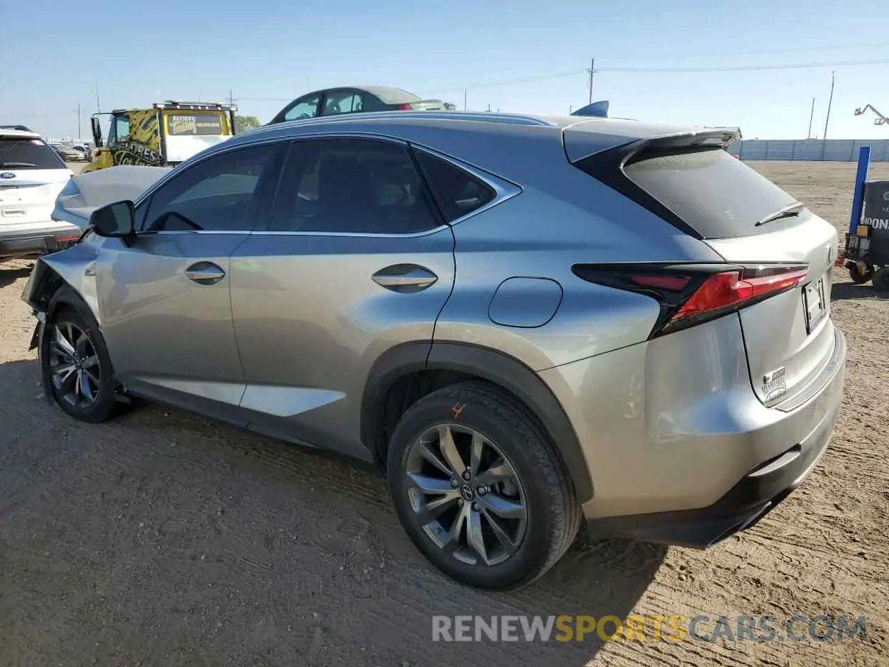 2 Фотография поврежденного автомобиля JTJSARBZ1M2193305 LEXUS NX 2021