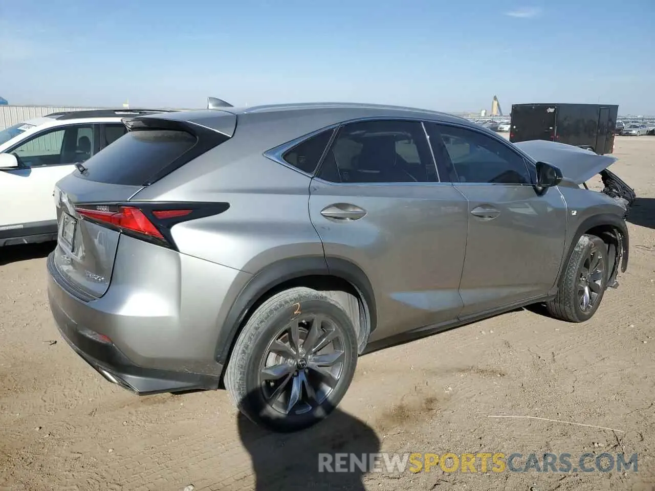3 Фотография поврежденного автомобиля JTJSARBZ1M2193305 LEXUS NX 2021