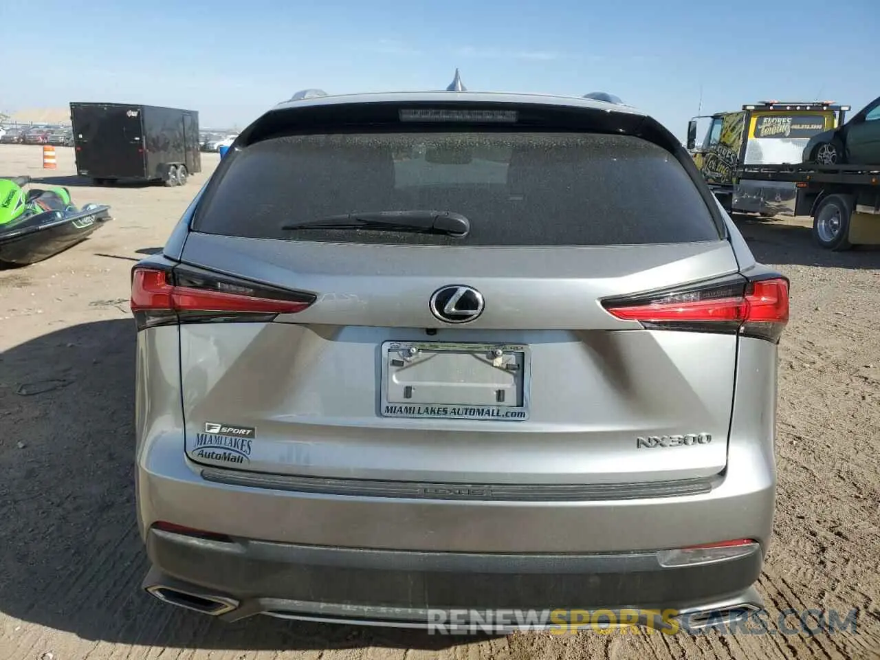 6 Фотография поврежденного автомобиля JTJSARBZ1M2193305 LEXUS NX 2021