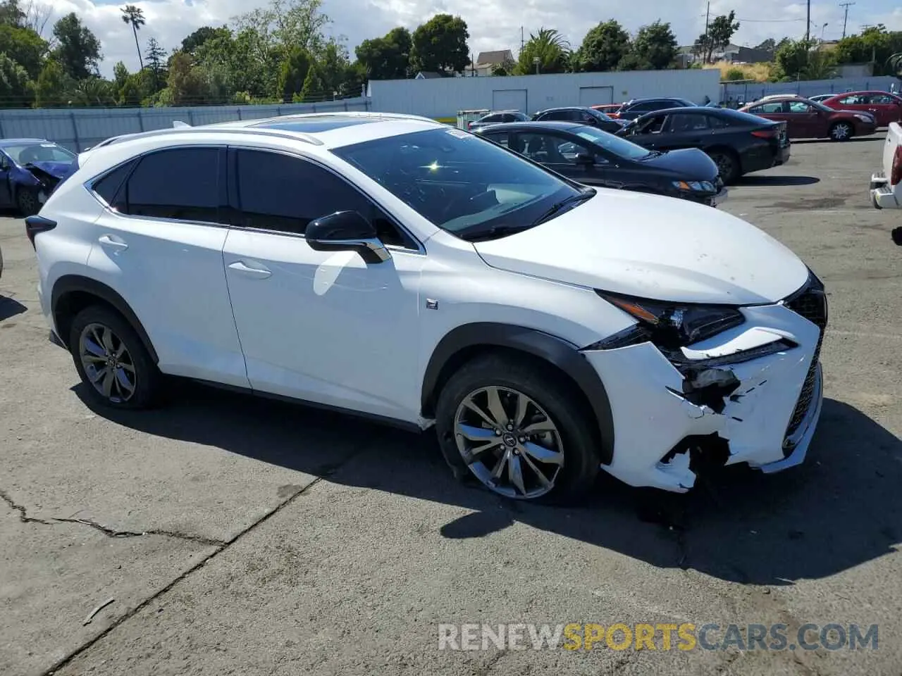 4 Photograph of a damaged car JTJSARBZ1M2197368 LEXUS NX 2021