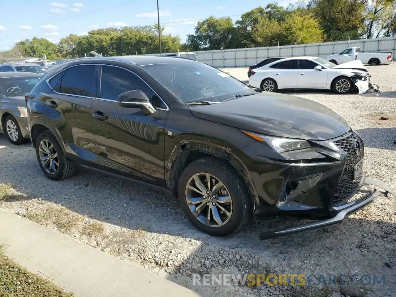 4 Фотография поврежденного автомобиля JTJSARBZ2M2185004 LEXUS NX 2021