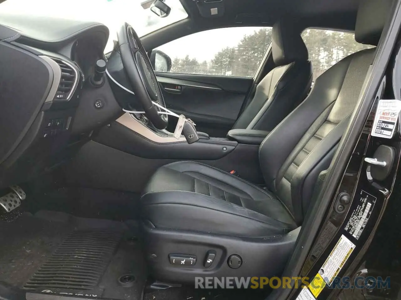 7 Фотография поврежденного автомобиля JTJSARBZ2M2203016 LEXUS NX 2021