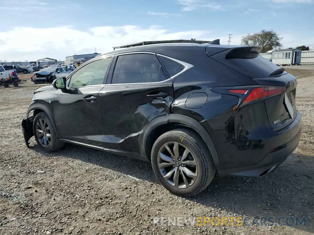 2 Photograph of a damaged car JTJSARBZ6M2198757 LEXUS NX 2021