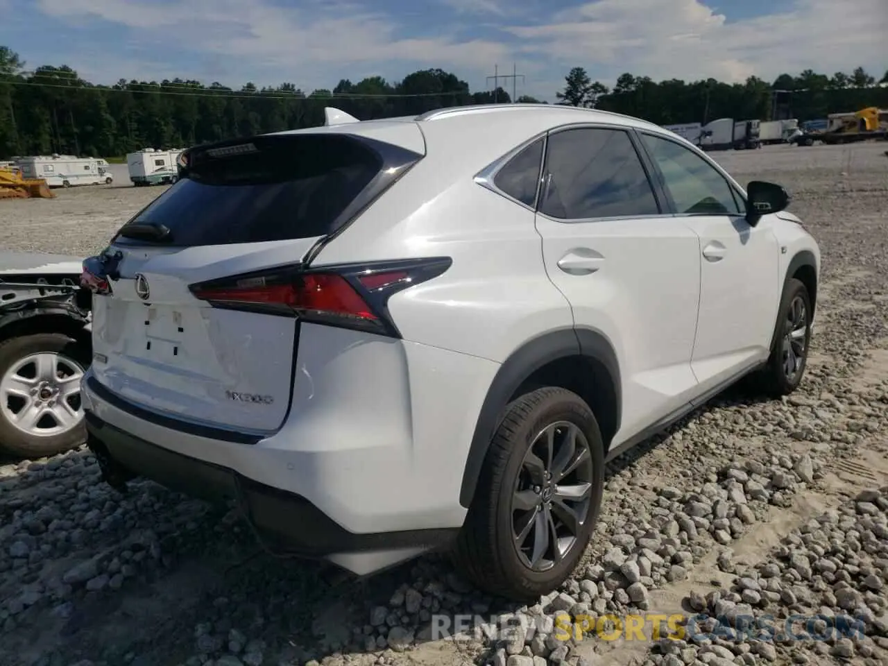4 Photograph of a damaged car JTJSARBZ6M5033130 LEXUS NX 2021