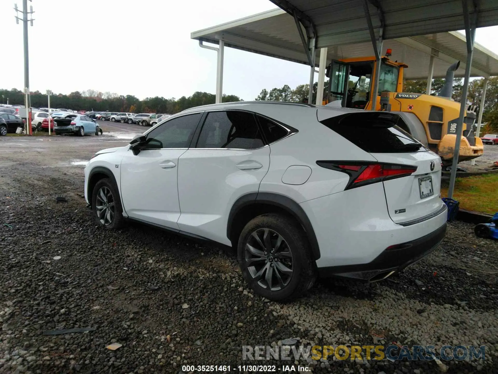 3 Фотография поврежденного автомобиля JTJSARBZ7M5025036 LEXUS NX 2021