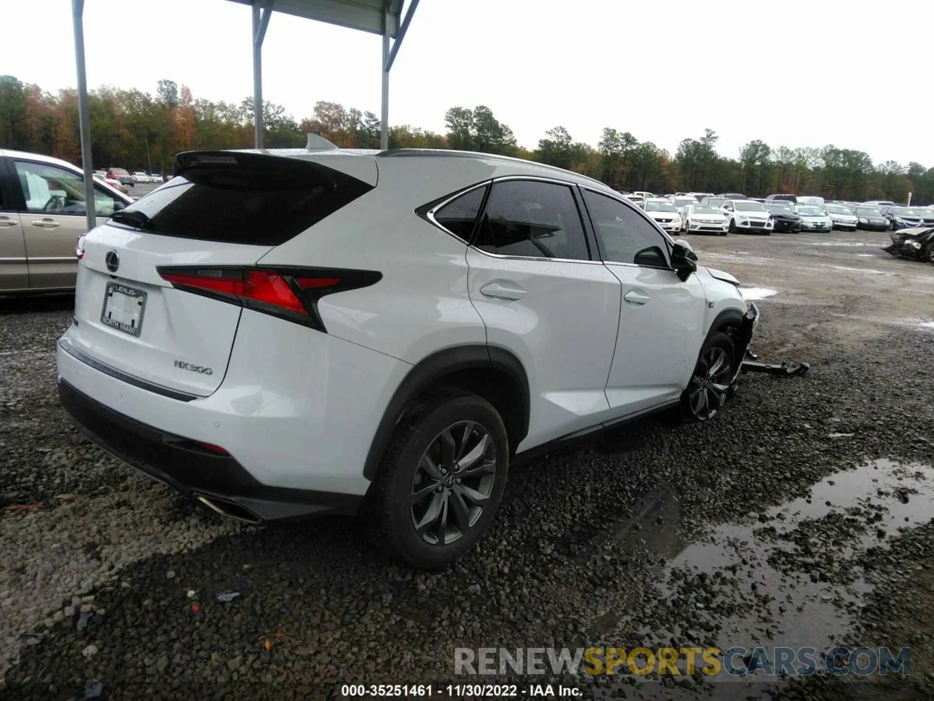 4 Фотография поврежденного автомобиля JTJSARBZ7M5025036 LEXUS NX 2021