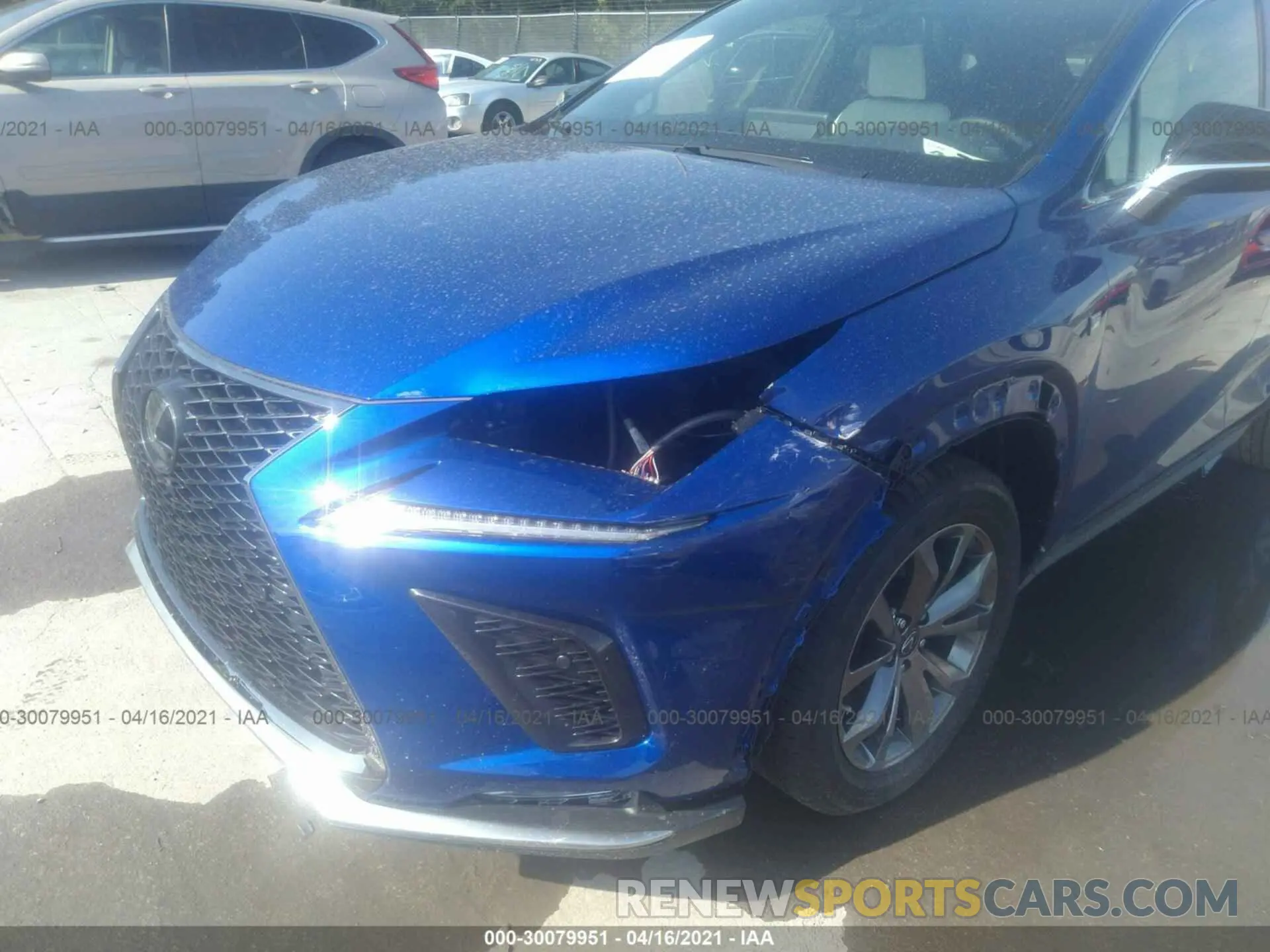 6 Фотография поврежденного автомобиля JTJSARBZ9M2189115 LEXUS NX 2021