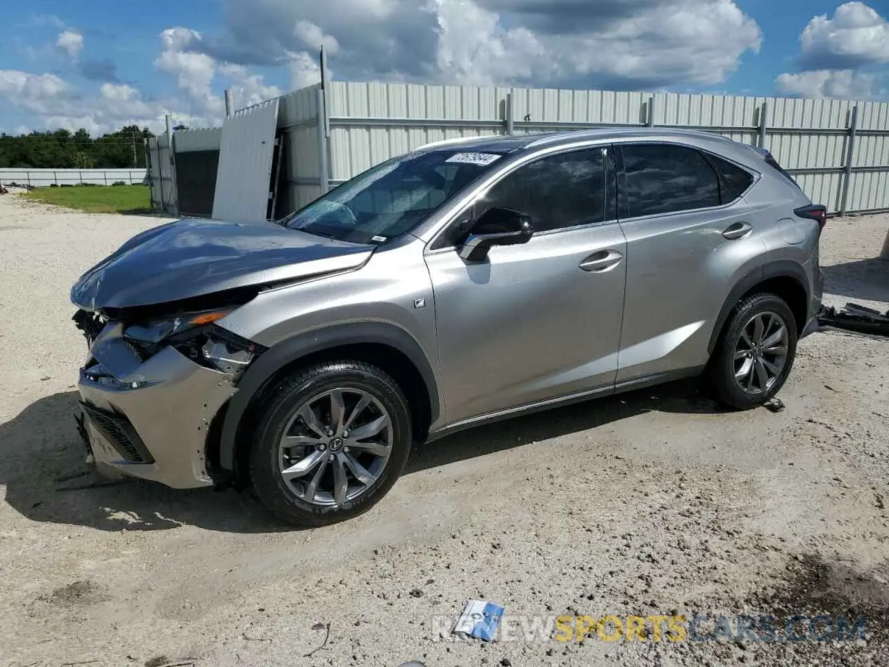 1 Photograph of a damaged car JTJSARBZXM2200137 LEXUS NX 2021