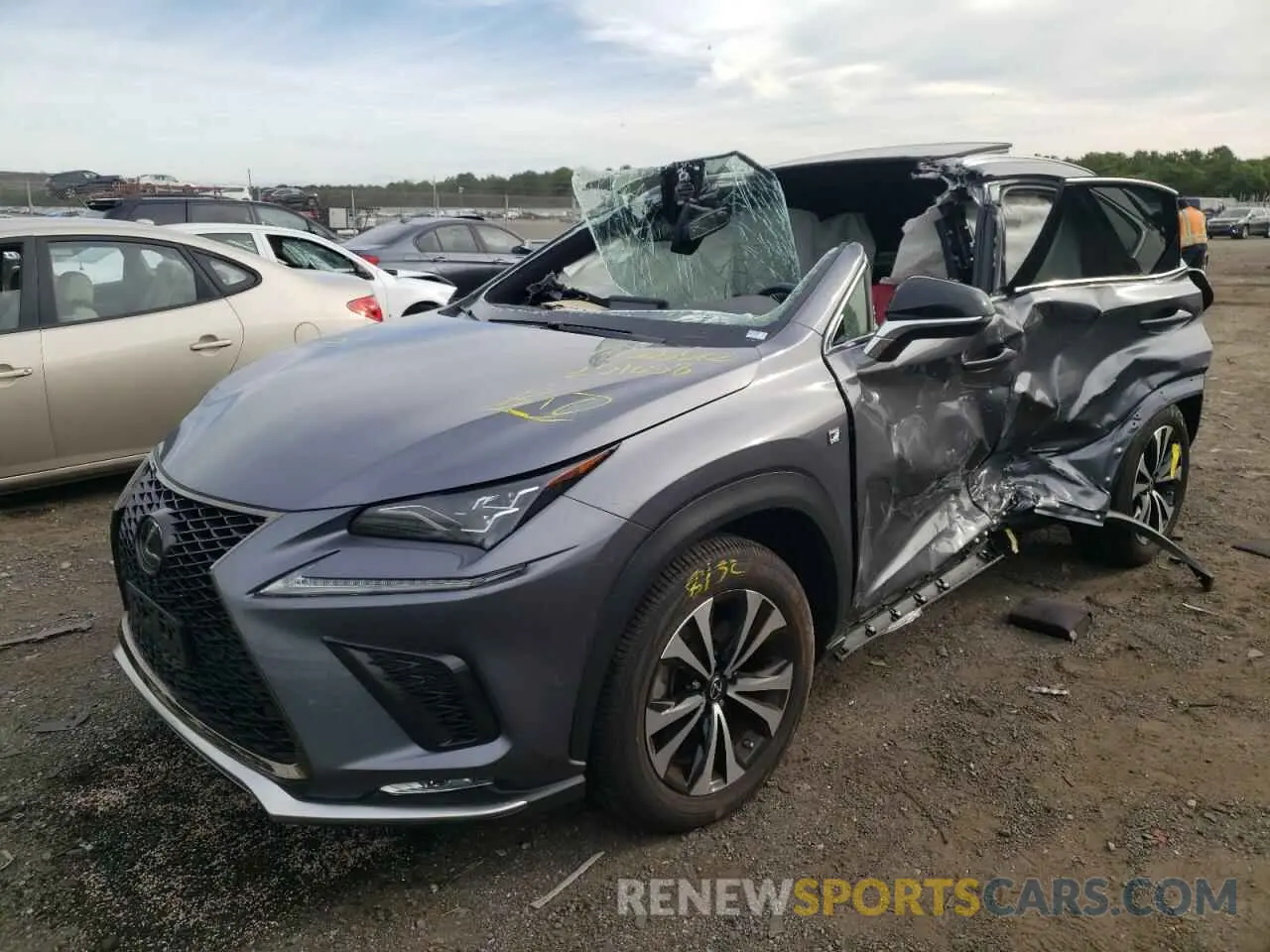 2 Photograph of a damaged car JTJSARDZ0M2251658 LEXUS NX 2021