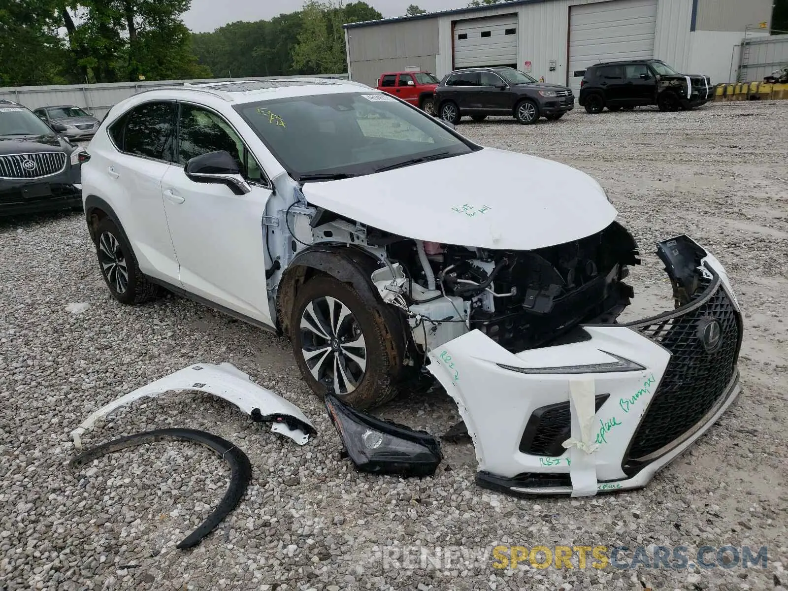 1 Photograph of a damaged car JTJSARDZ3M2236913 LEXUS NX 2021